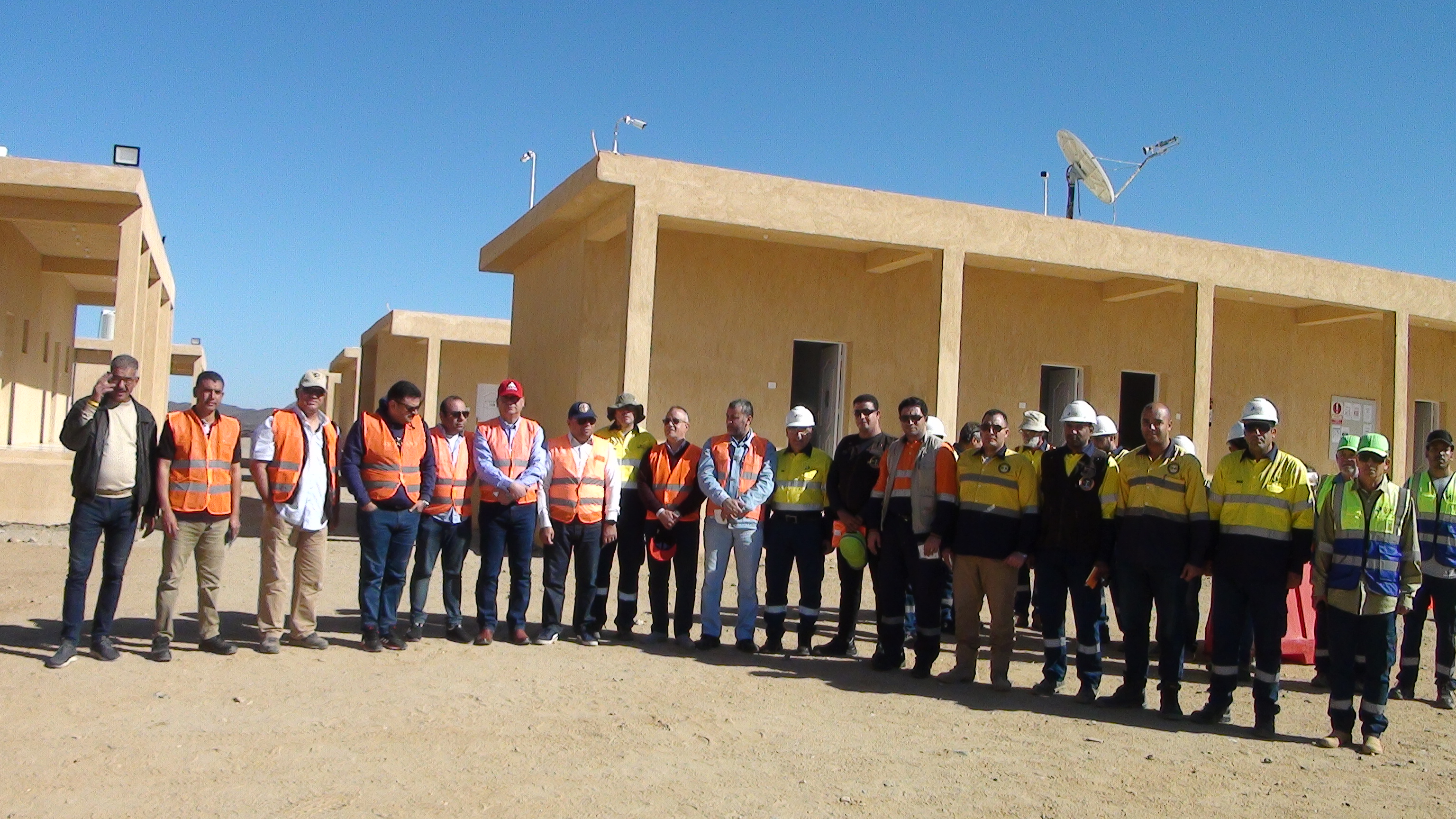 The delegates of the Ministry of Petroleum and Mineral Resources visited Eqat Gold Mines Company